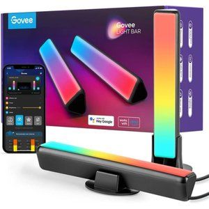Smart LED Light Bars,Work with Alexa and Google Assistant,RGBICWW WiFi Backlight